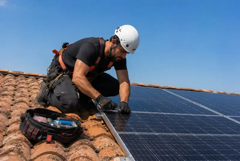 Maintenance et monitoring de panneaux solaires à Lieuron