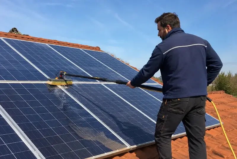 Nettoyage et entretien de panneaux solaires à Lieuron