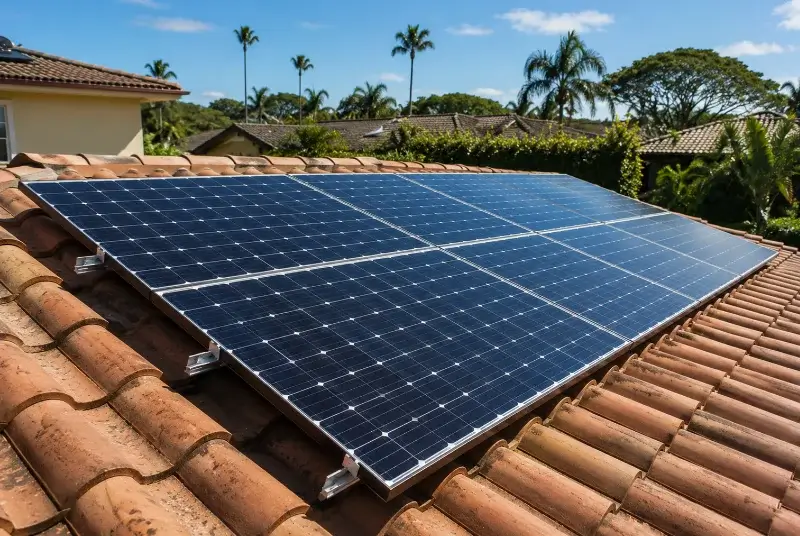 Installation de panneaux solaires à Lieuron